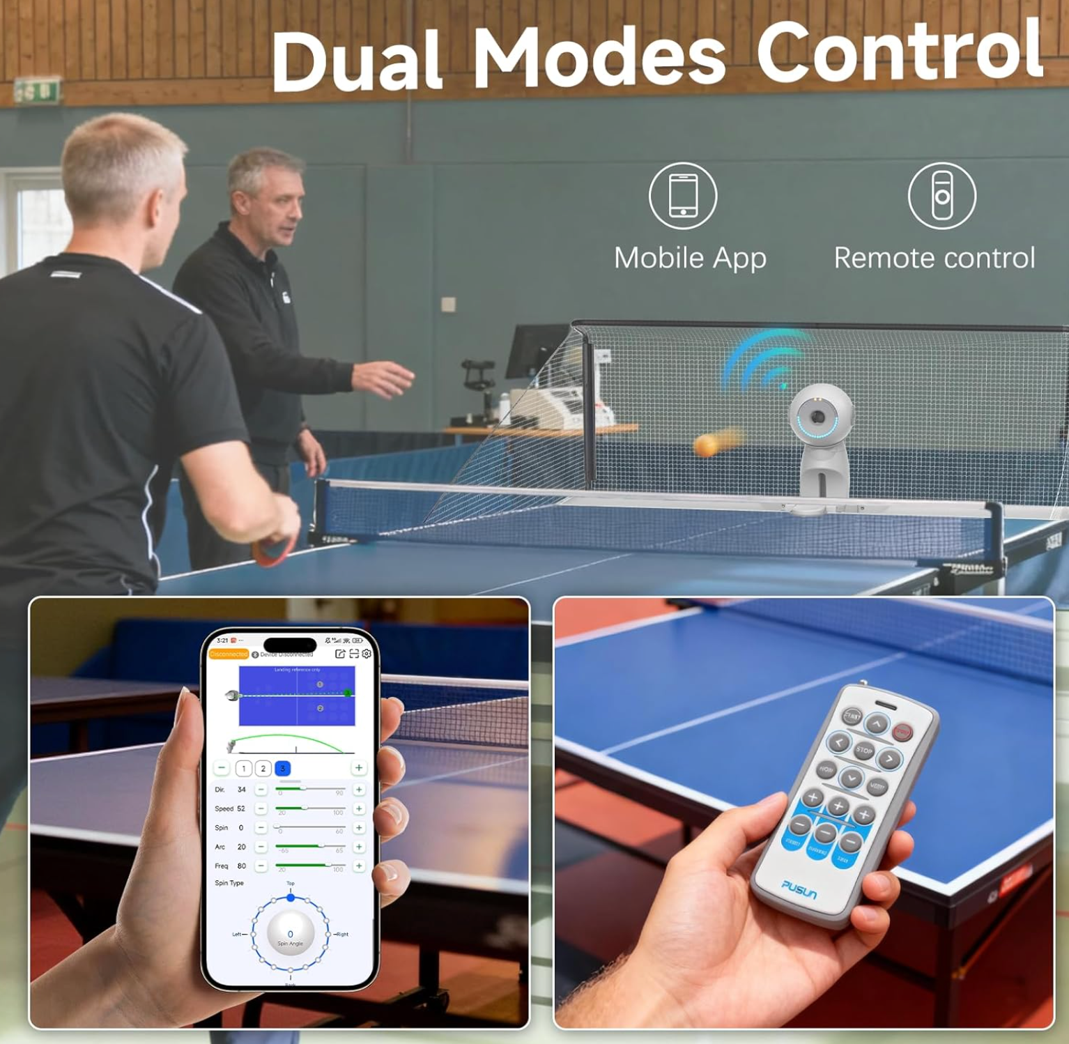 PUSUN DORA PRO Table Tennis Robot - Image 6