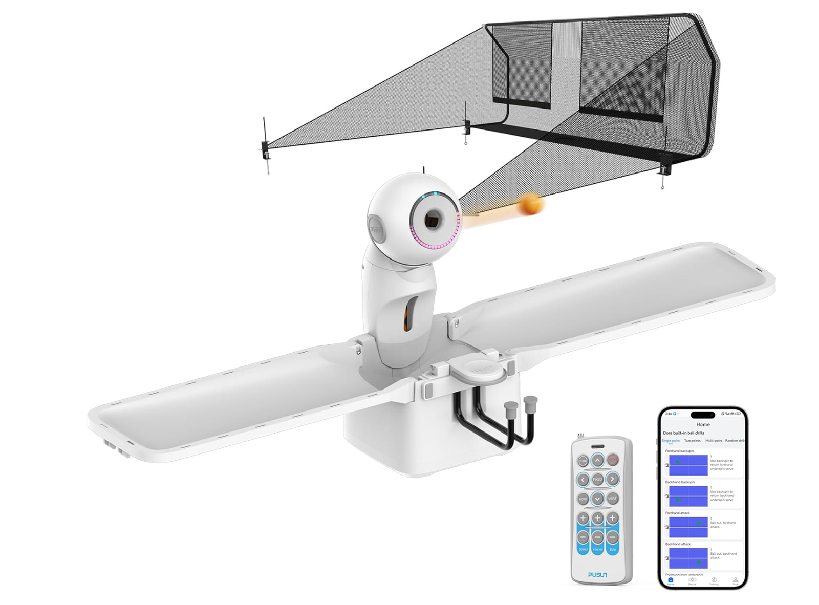 PUSUN DORA PRO Table Tennis Robot