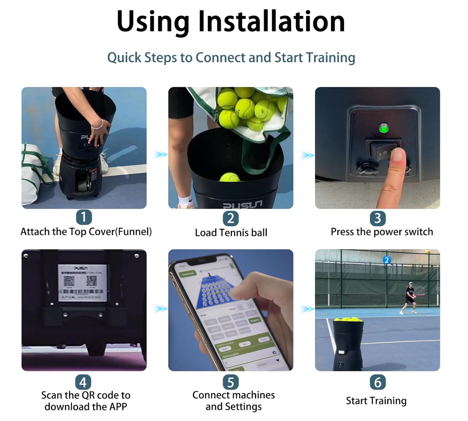 PT Mini Pro Tennis & Padel Ball Machine - Image 7